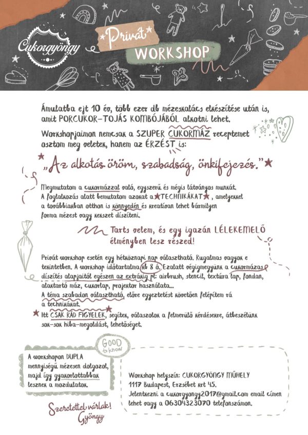 Privát workshop (8 órás) ajándékutalvány